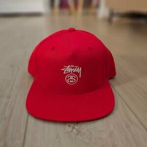 NEW Red Stussy cap